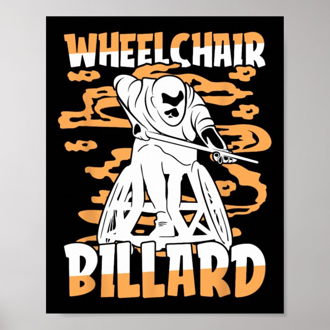 Billiards Wheelchair - Table 9 Ll Pool  Poster (Front)