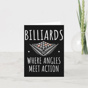 Billiards Where Angles Meet Action Pool 1 Card