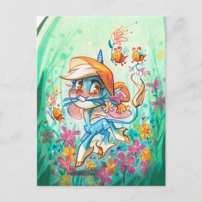 Billie and the Bees Postcard (Front)