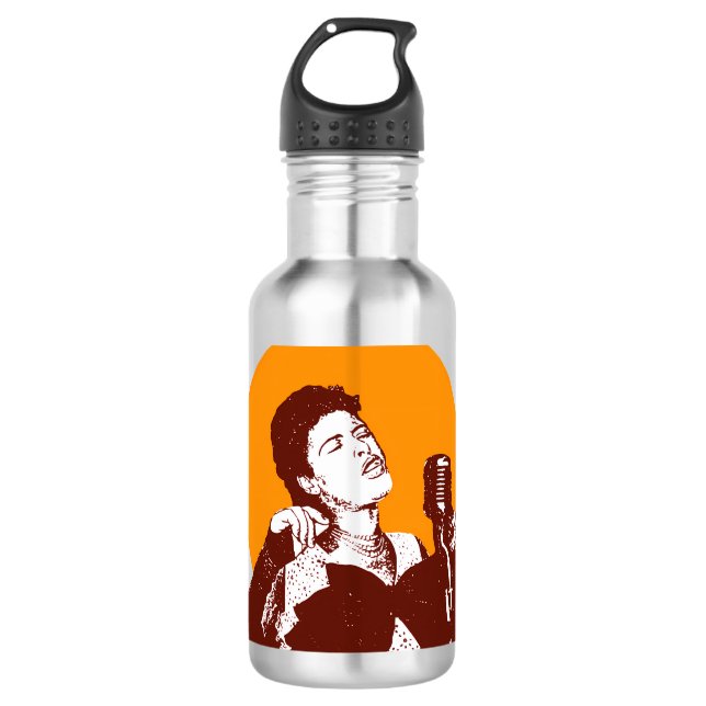 Billie Holiday 710 Ml Water Bottle (Front)