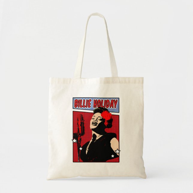 Billie Holiday Tote Bag (Front)