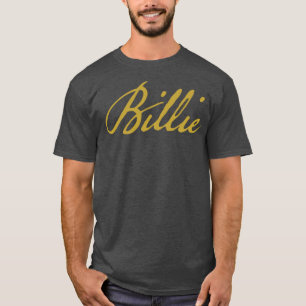 Billie Typography Gold Script T-Shirt