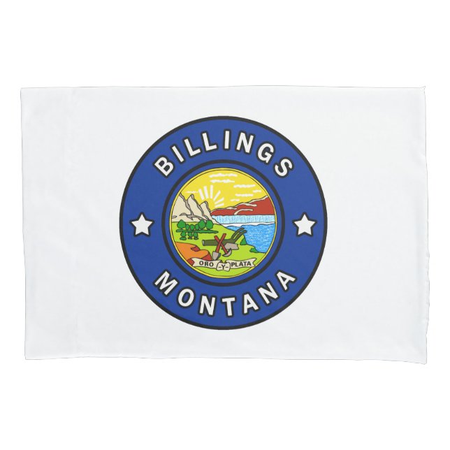 Billings Montana Pillowcase (Front)
