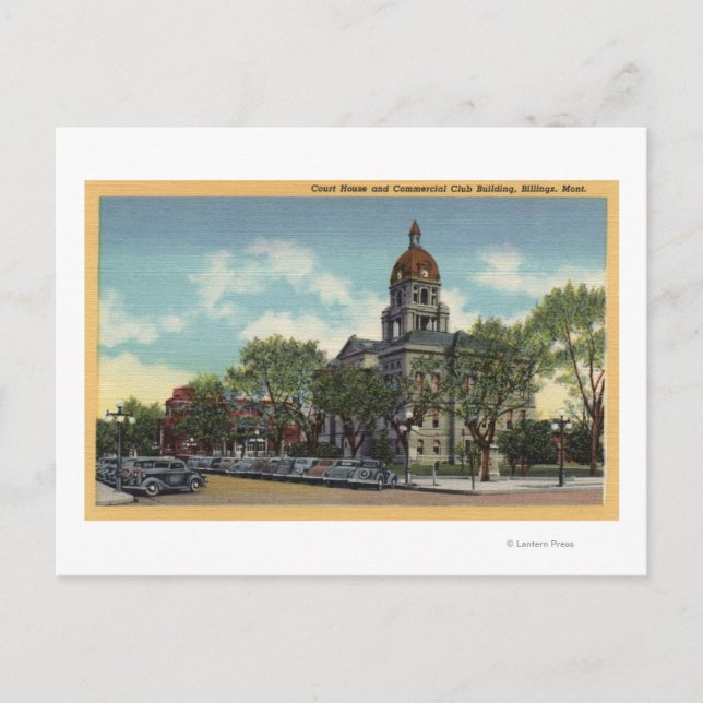 Billings, Montana Postcard (Front)