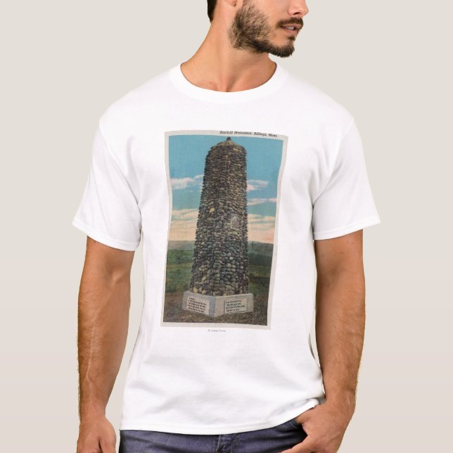 Billings, MT - View of Boothill Monument T-Shirt (Front)