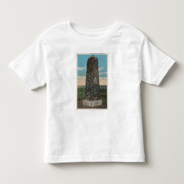 Billings, MT - View of Boothill Monument Toddler T-Shirt (Front)