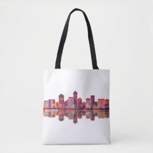 Billings Skyline Tote Bag