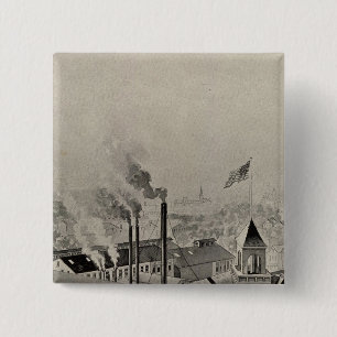 Billings & Spencer Co 15 Cm Square Badge
