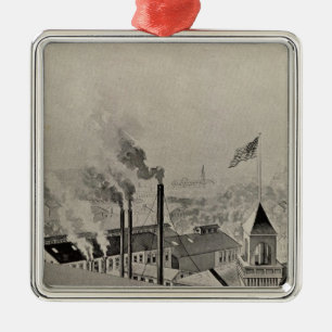 Billings & Spencer Co Metal Ornament