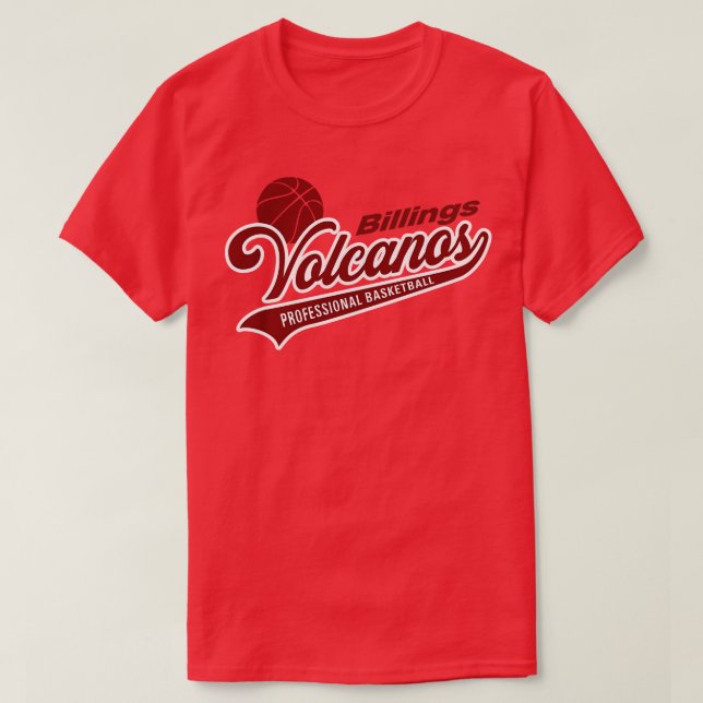 Billings Volcanos T-Shirt (Design Front)