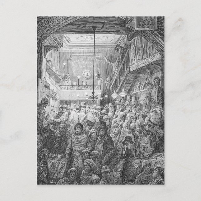 Billingsgate - Early Morning Postcard (Front)