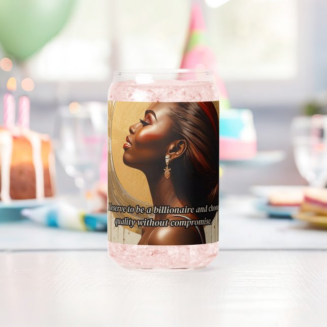 Billionaire Mindset Glass of Water (Insitu (Birthday))