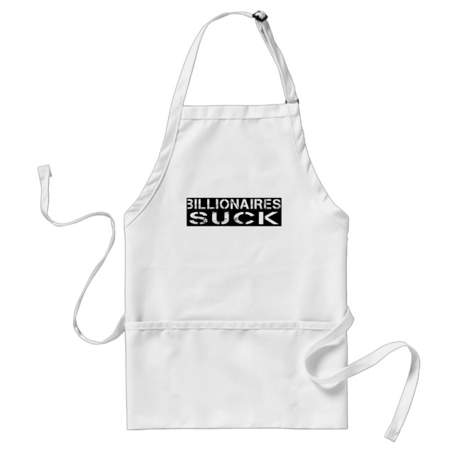 -Billionaires suck Standard Apron (Front)