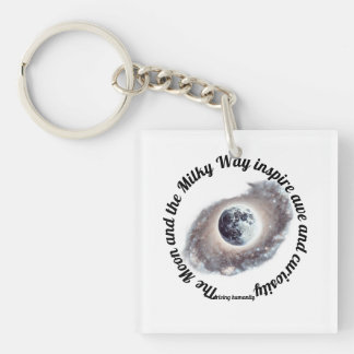billions of stars, planets, and cosmic wonders key ring