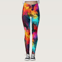 Billowing Bright Smoke Leggings - Beautiful