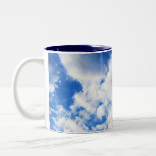 Billowy Clouds Mug (Left)