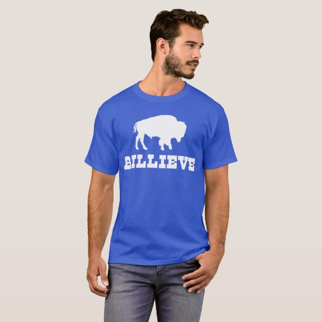 Bills Mafia Billieve - For Buffalo Football Fans T-Shirt (Front Full)