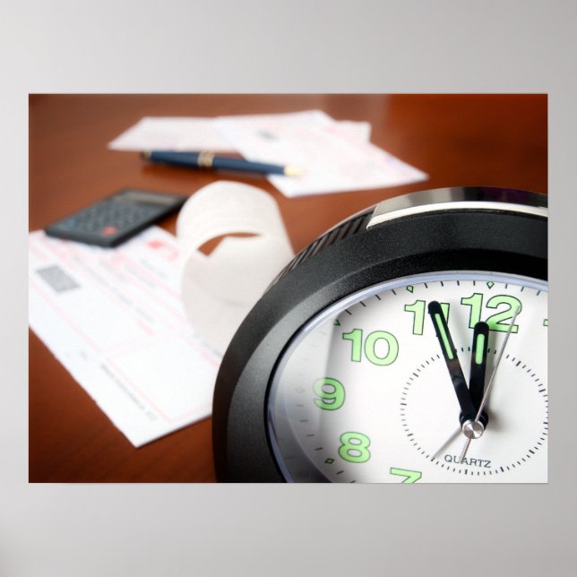 Bills paying time poster (Front)