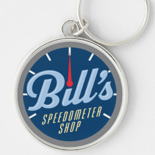 Bill's Speedometer Shop Keychain