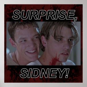 Billy and Stu in Scream Poster