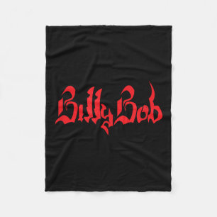 Billy Bob _ Tattoo _ Name Fleece Blanket