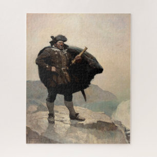 Billy Bones, Treasure Island by N. C. Wyeth Jigsaw Puzzle