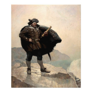 Billy Bones, Treasure Island by N. C. Wyeth Photo Print