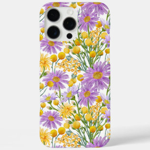 Billy Buttons And Daisy Floral Blooms  iPhone 16 Pro Max Case