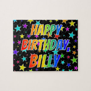 "BILLY" First Name, Fun "HAPPY BIRTHDAY" Jigsaw Puzzle