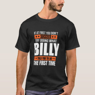 Billy Gifts Name Personalised Birthday Presents Fu T-Shirt