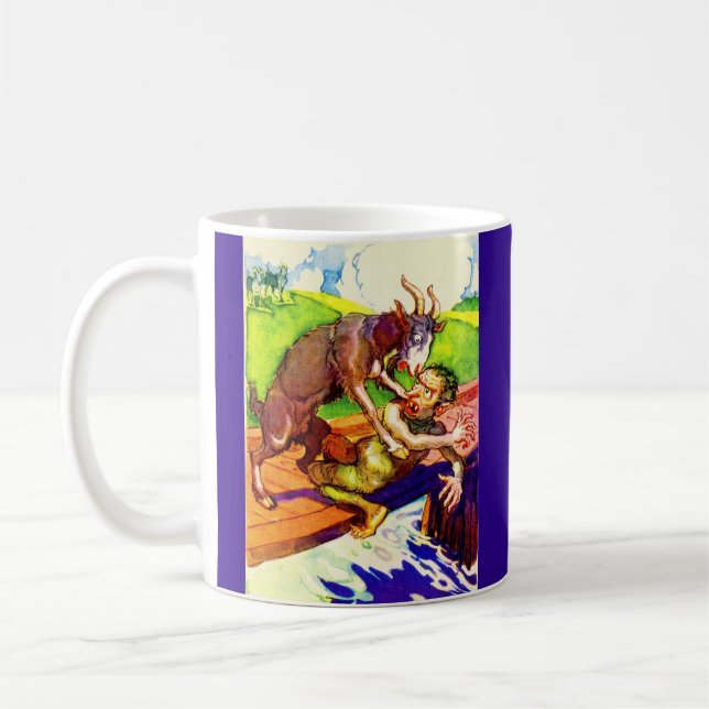 billy goat gruff and troll coffee mug (Left)