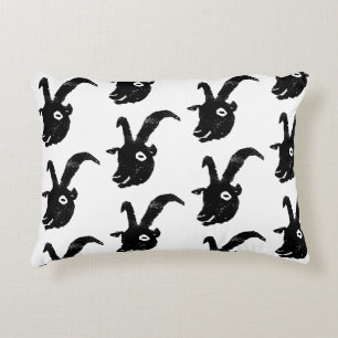 Billy Goat Potato Print Decorative Cushion
