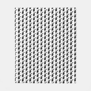 Billy Goat Potato Print Fleece Blanket