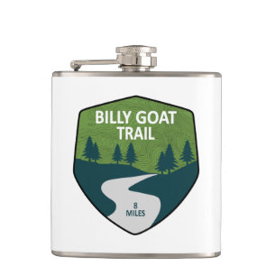 Billy Goat Trail Maryland Hip Flask