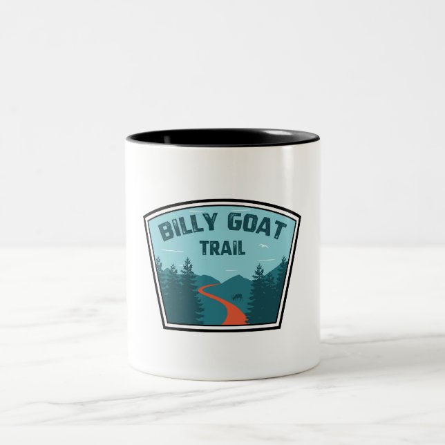 Billy Goat Trail Maryland Two-Tone Coffee Mug (Center)