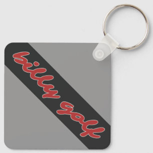 Billy Golf Bag Tag Keychain 