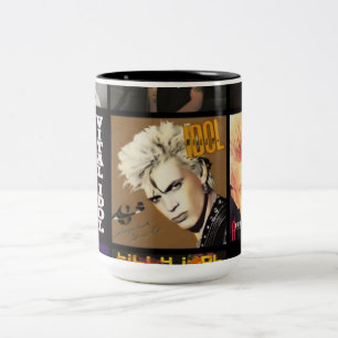 Billy Idol Two-Tone Coffee Mug