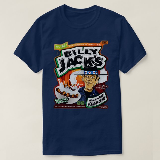 Billy Jacks Cereal T-Shirt (Design Front)