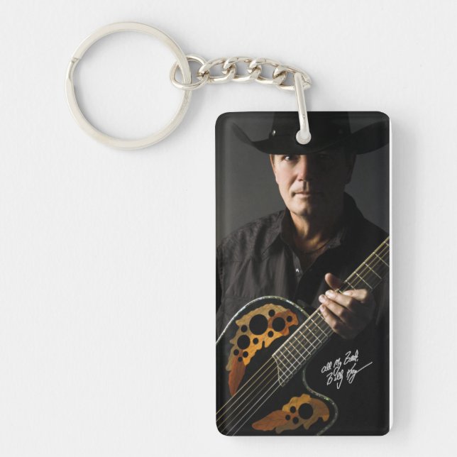 Billy Kay Cowboy Guitar Acrylic Keychains (Front)
