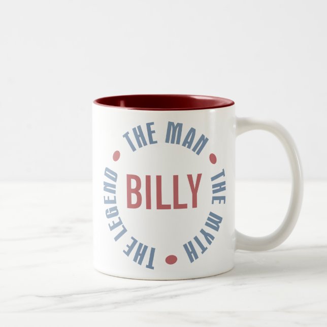 Billy Man Myth Legend Customisable Two-Tone Coffee Mug (Right)