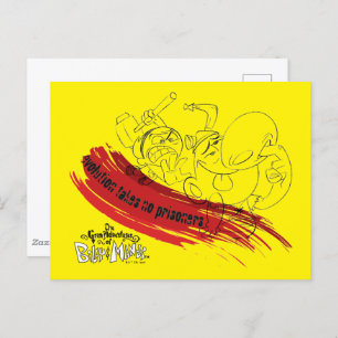 Billy & Mandy - Evolution Takes No Prisoners Postcard