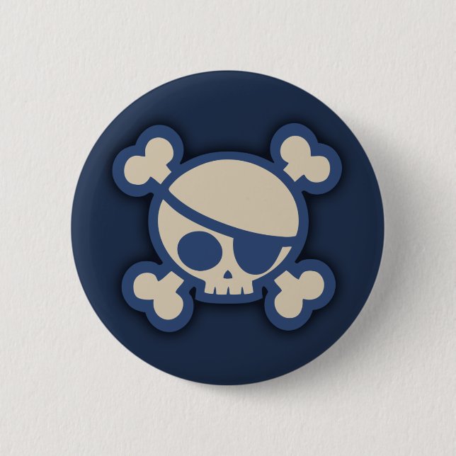 Billy Roger -Blue 6 Cm Round Badge (Front)