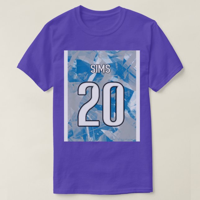 BILLY SIMS T-Shirt (Design Front)