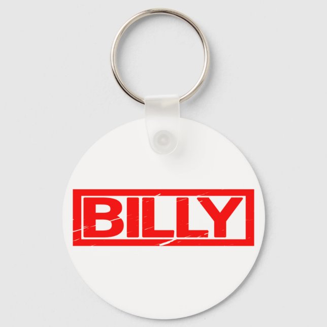Billy Stamp Key Ring (Front)