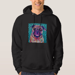 Billy - Tan Pug Dog artwork Premium T-Shirt 145 Hoodie