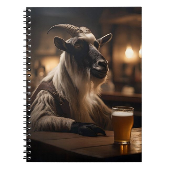 Billy the Kid: A Goat Walks into a Bar, Notebook (Front)