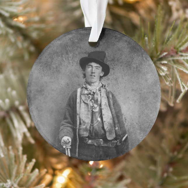 Billy The Kid, American Old West Outlaw Ornament (Tree)