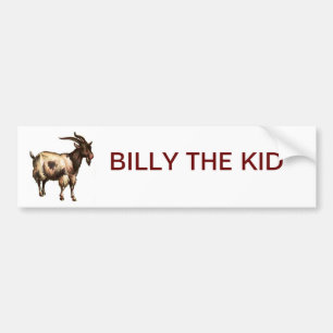BILLY THE KID BUMPER STICKER