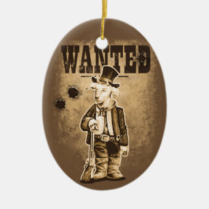 Billy the Kid Ceramic Ornament