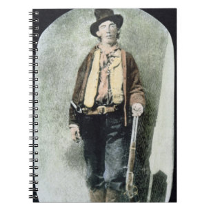 Billy the Kid (coloured engraving) Notebook